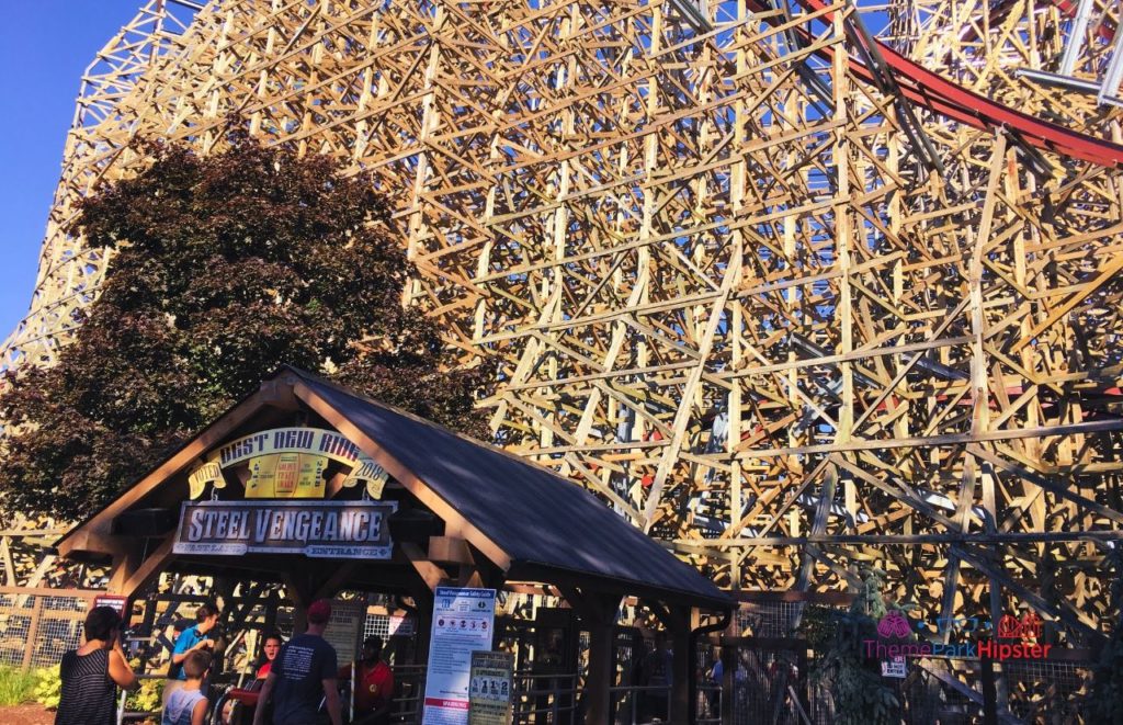 Cedar Point Steel Vengeance ride entrance