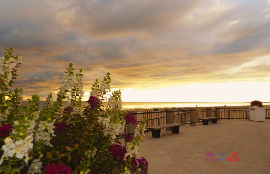 Cedar Point Sunrise over Lake Eerie. Keep reading for more Cedar Point tips and tricks for beginners.