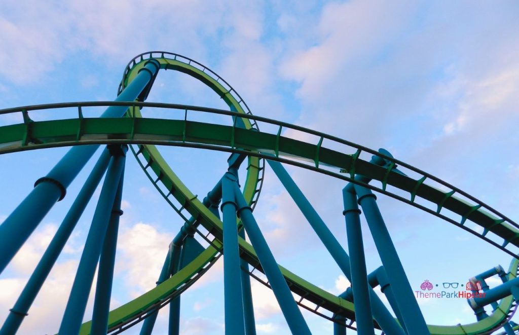 Cedar Point Sunrise over Raptor Roller Coaster