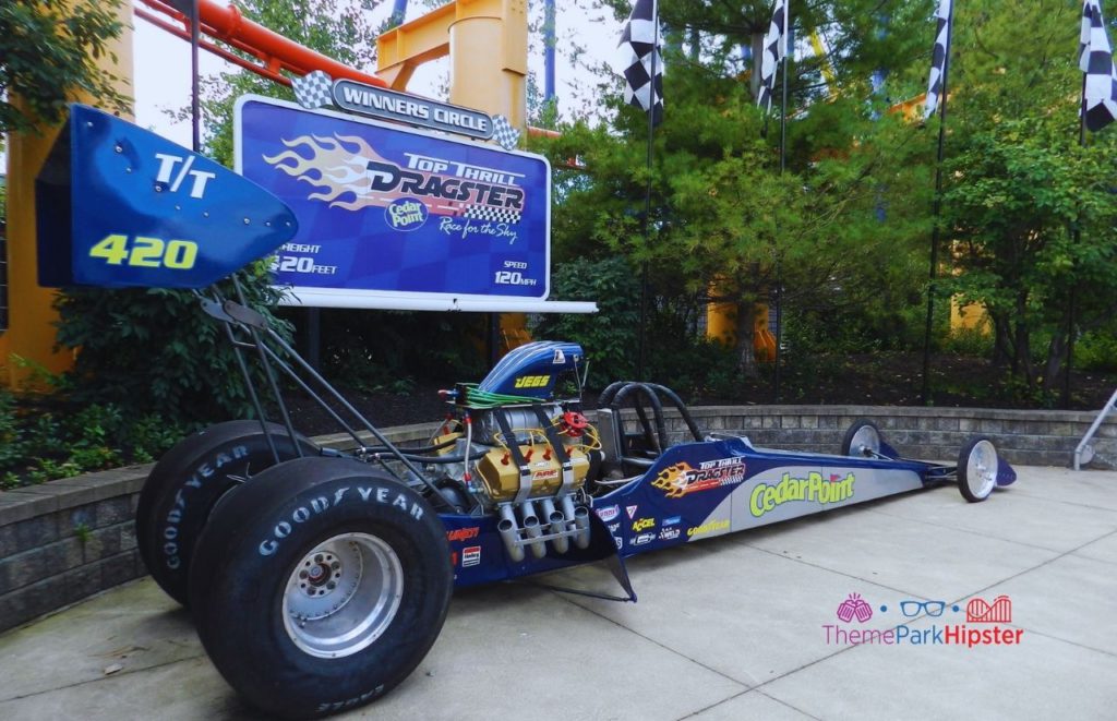 Cedar Point Top Thrill Dragster Race Car. Keep reading for more Cedar Point tips and tricks for beginners.