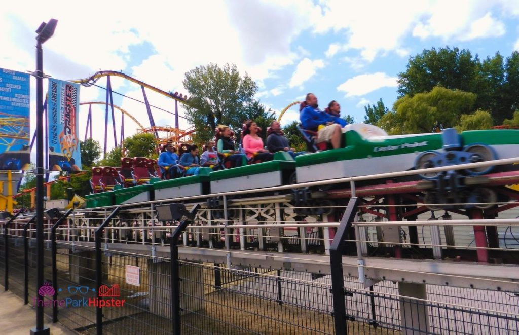 Cedar Point Top Thrill Dragster Roller Coaster Launching. Keep reading to see where to find cheap Cedar Point tickets at a discount.