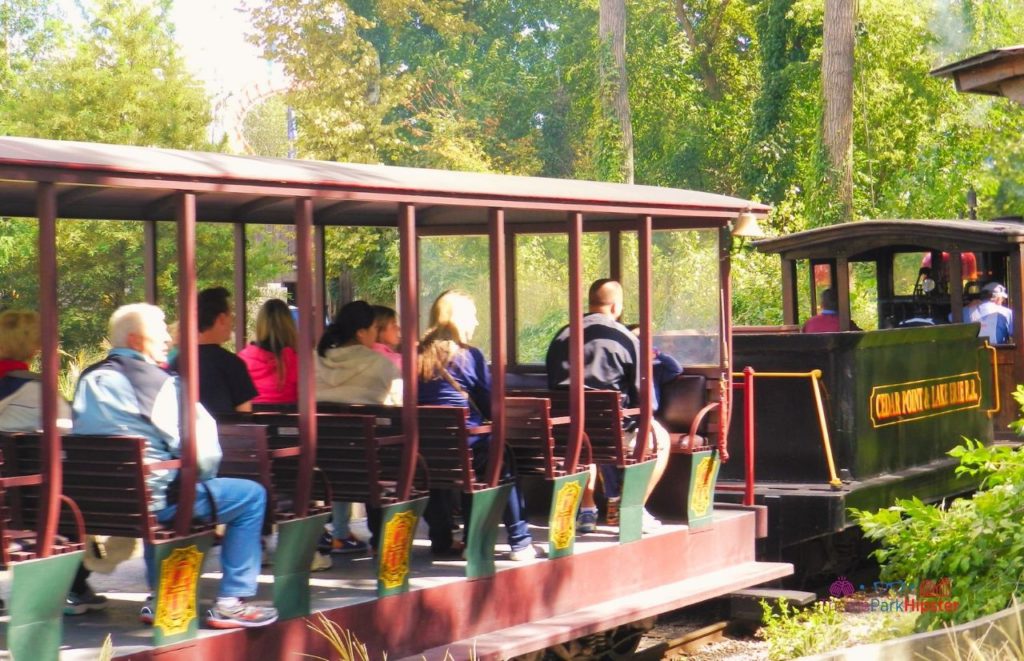 Cedar Point Train Ride Around the Park. Keep reading to see where to find cheap Cedar Point tickets at a discount.