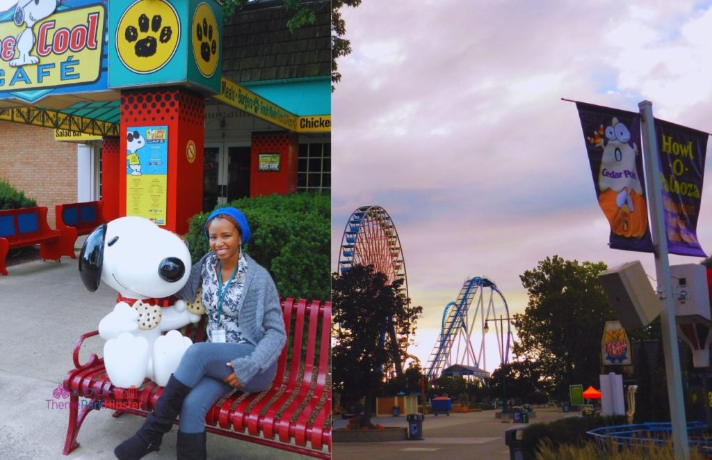 Cedar Point with NikkyJ and Ferris Wheel Gatekeeper roller coaster at sunrise. Keep reading for more Cedar Point tips and tricks for beginners.