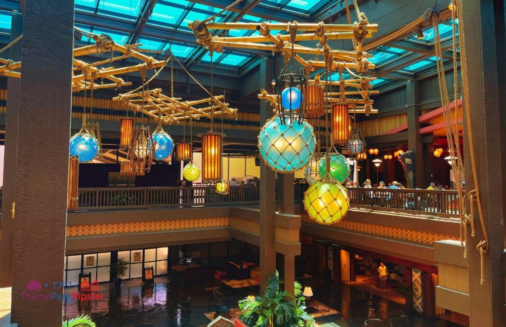 Disney Polynesian Resort Village Lobby. Keep reading to know how to choose the best Disney Deluxe Resorts for your vacation.