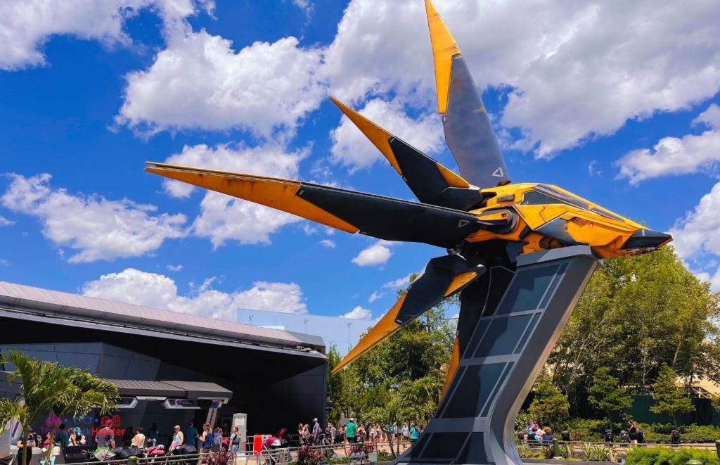 Guardians of the Galaxy at Epcot Walt Disney World Resort. One of the best roller coasters in Florida.