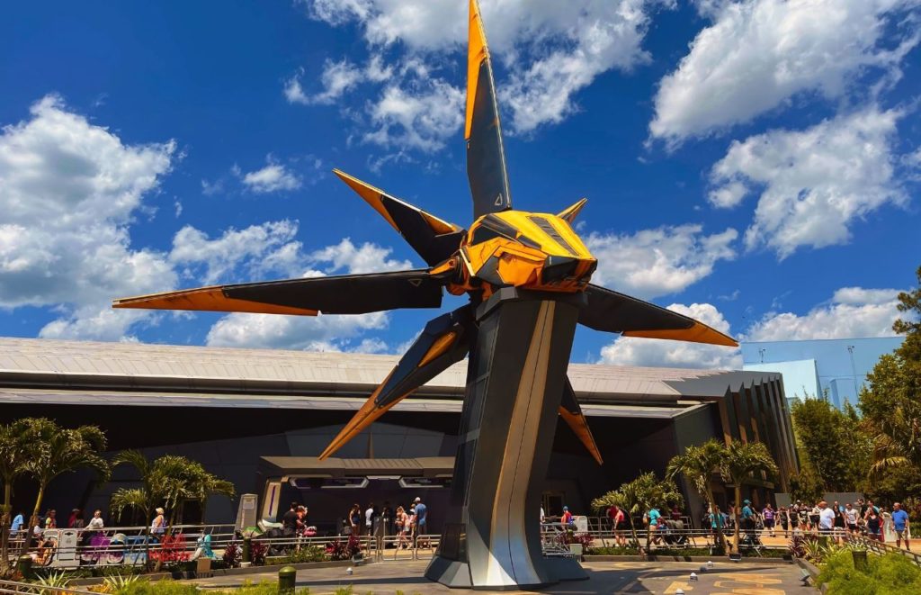 Guardians of the Galaxy at Epcot Walt Disney World Resort. One of the best thrill rides at Disney World.