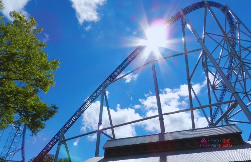 Millennium Force roller coaster at Cedar Point. Keep reading for more Cedar Point tips and tricks for beginners.