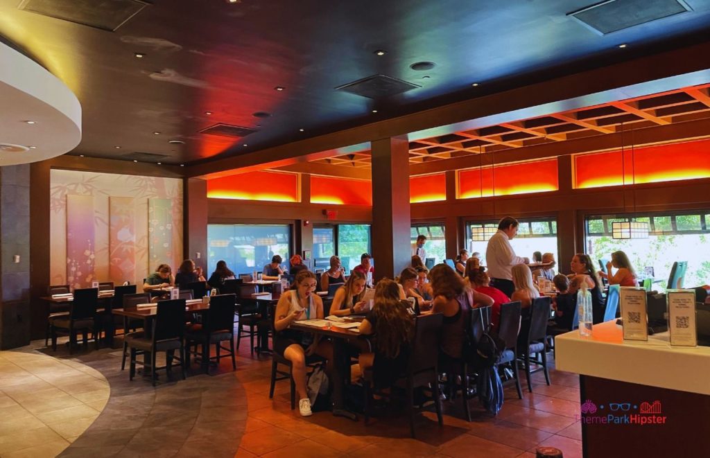 Tokyo Dining Restaurant in Epcot Japan Pavilion Dining Room. Keep reading see what's the best sushi in Disney World.