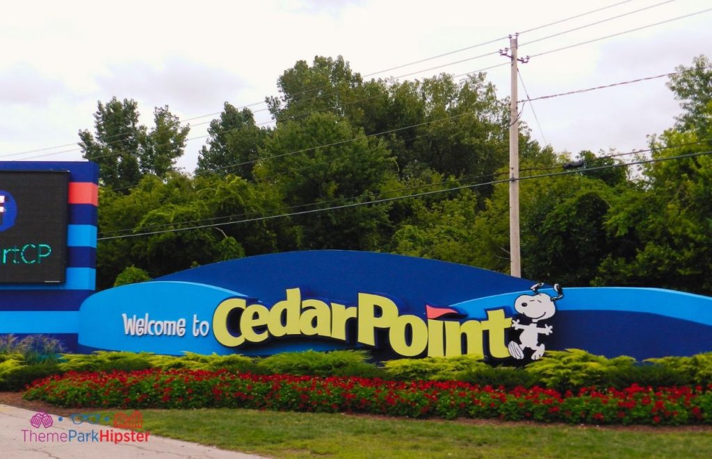 Welcome to Cedar Point Sign