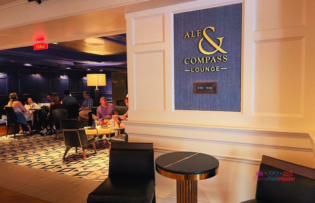 Yacht and Beach Club Resort Walt DIsney World Ale and Compass Lounge. Keep reading to learn about the best lounges and bars at Disney World.