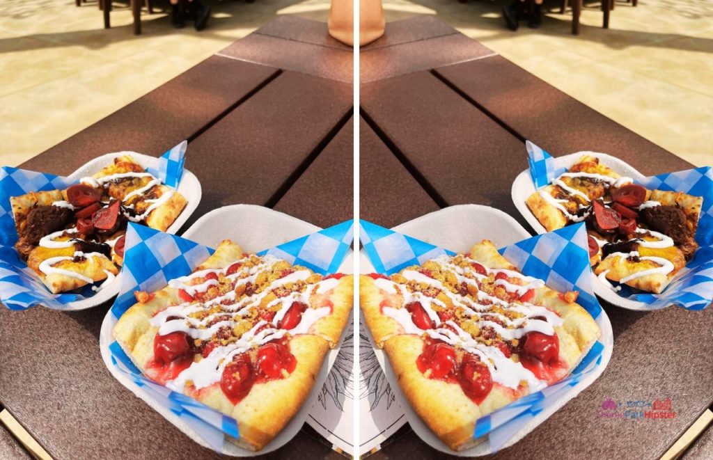 Cedar Point Frontier Festival Cherry Pizza. Keep reading to get the full guide on the Cedar Point Season Pass Benefits and Cost.