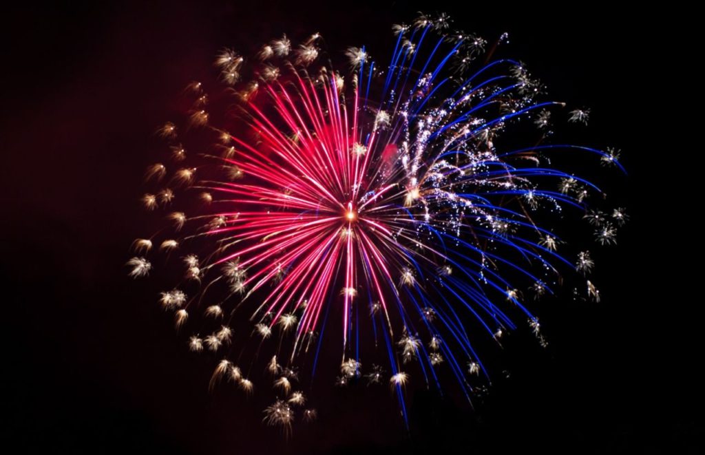 Busch Gardens 4th of July Fireworks on Independence Day.