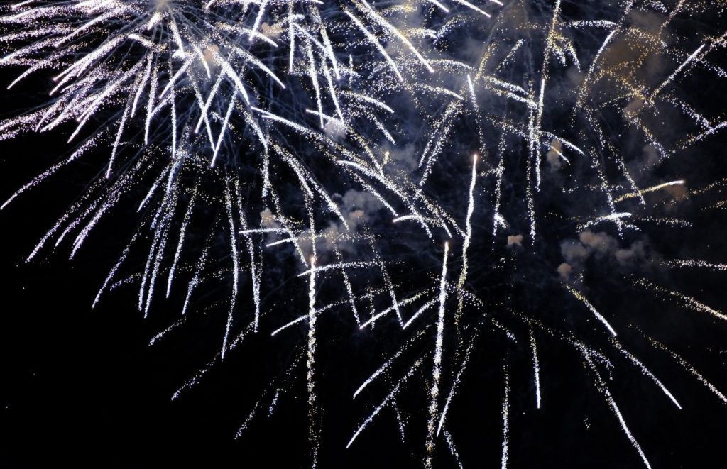 Fireworks at SeaWorld Orlando. Keep reading for more SeaWorld 4th of July tips during Electric Ocean this summer Independence Day!