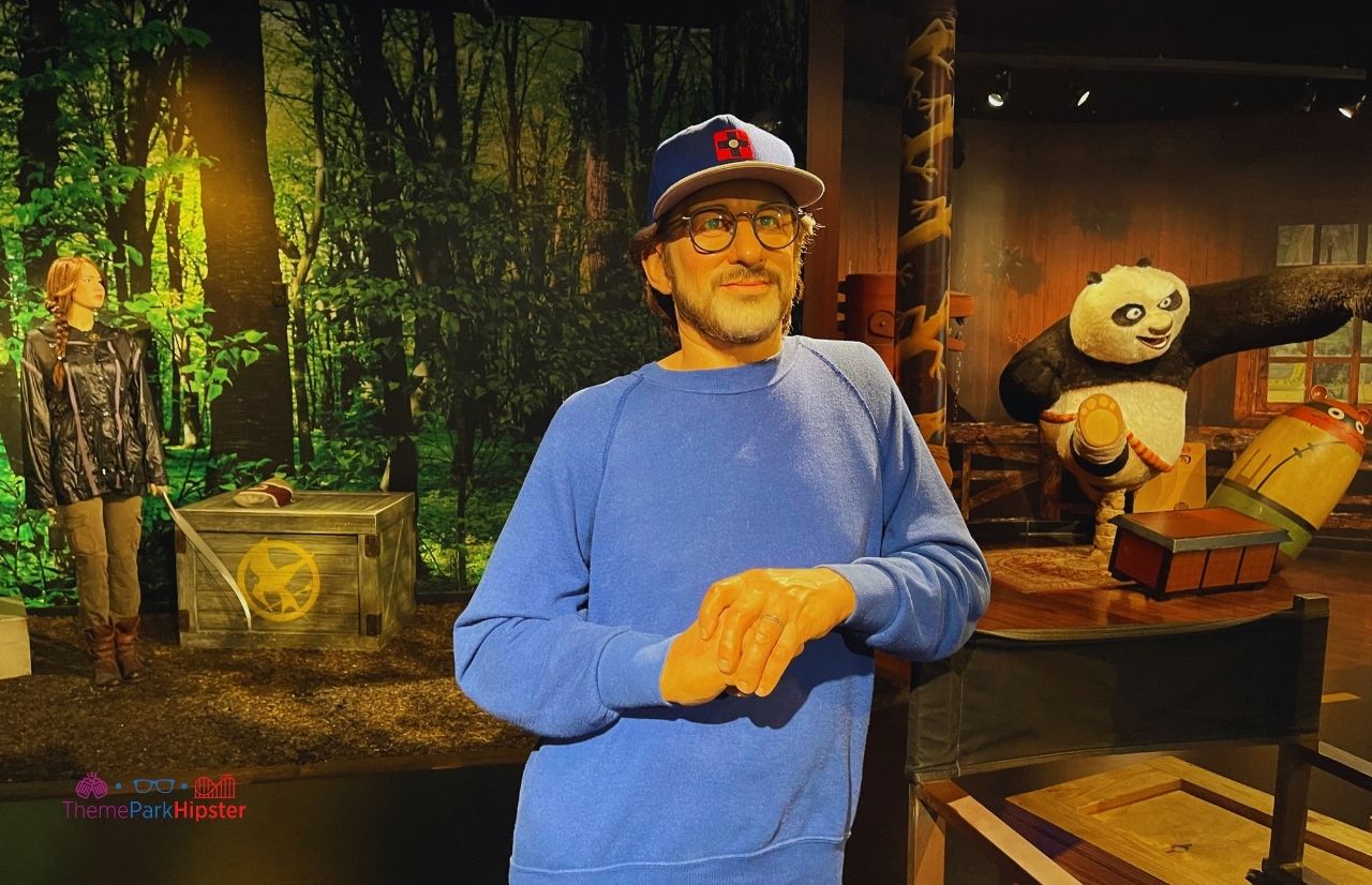 Steven Spielberg Madame Tussauds Museum in Orlando Icon Park. Keep reading for fun indoor activities Orlando.