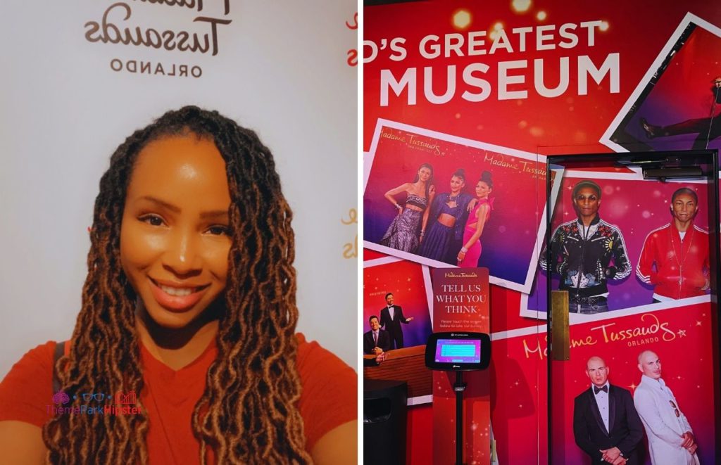 NikkyJ Madame Tussauds Museum in Orlando Icon Park. Keep reading for fun indoor activities Orlando.