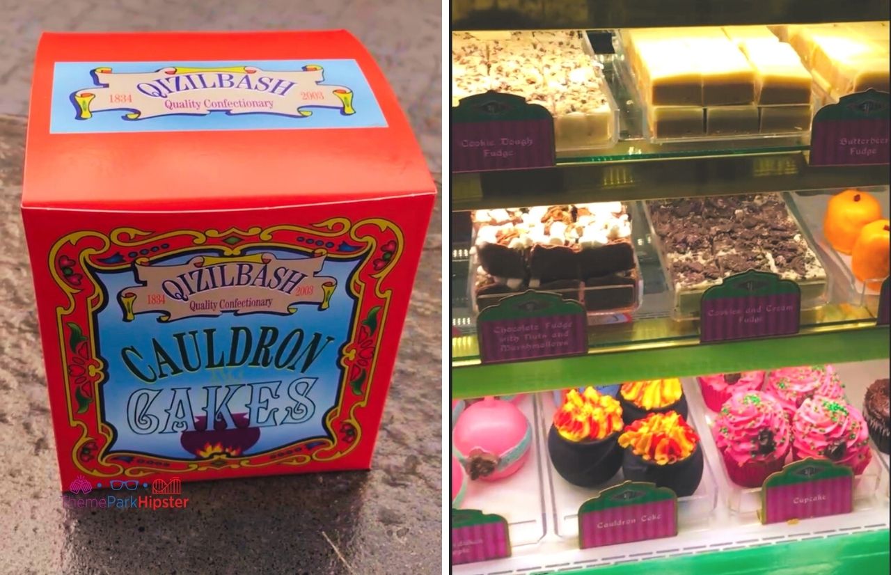 Universal Orlando Resort Cauldron Cakes in The Wizarding World of Harry Potter. Keep reading to get the best Harry Potter World souvenirs at Universal.