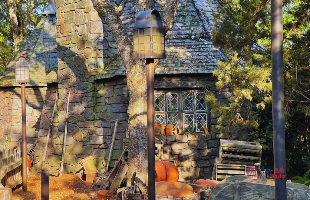 Universal Orlando Resort Hagrid's Magical Creatures Motorbike Adventure in Islands of Adventure hut in the Wizarding World of Harry Potter