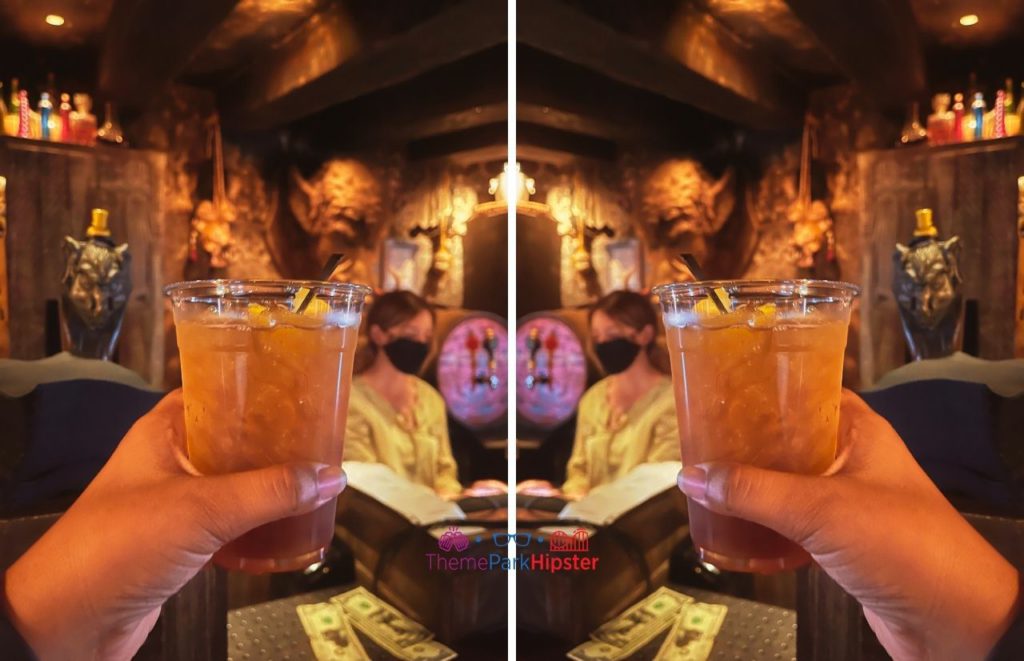 Universal Orlando Resort Harry Potter World Long Island Ice Tea in Hogshead at Islands of Adventure. Keep reading to get the full travel guide and review to the Three Broomsticks.