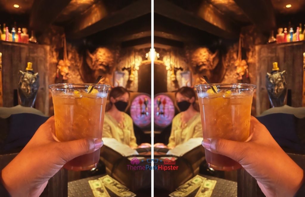 Universal Orlando Resort Harry Potter World Long Island Ice Tea in Hogshead at Islands of Adventure. Keep reading to get the full travel guide and review to the Three Broomsticks.