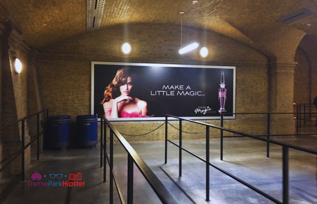 Universal Orlando Resort Make a Little Magic Sign in Kings Cross Station Diagon Alley Harry Potter World for the Hogwarts Express