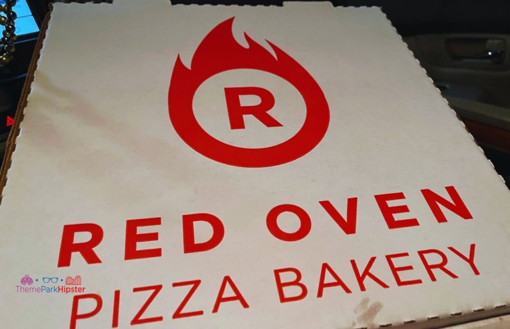 Universal Orlando Resort Red Oven Pizza Bakery Box at Citywalk