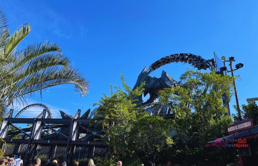Universal Orlando Resort Velocicoaster Jurassic Park in Islands of Adventure. Keep reading to get the best Jurassic World Velocicoaster photos.