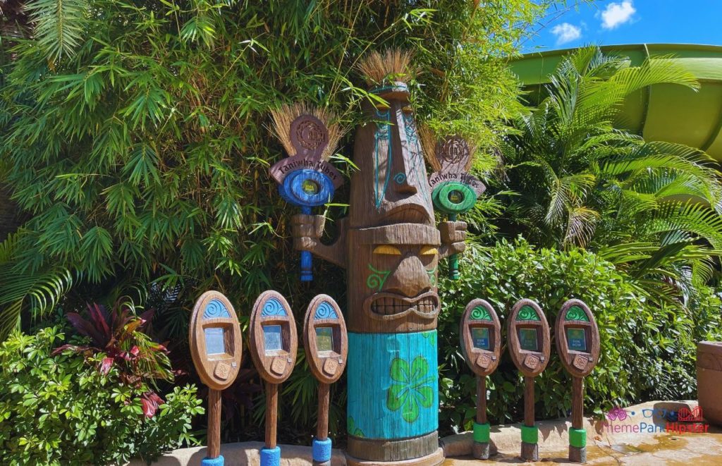 Universal Orlando Resort Volcano Bay Tapu Tapu Kiosks for Rides