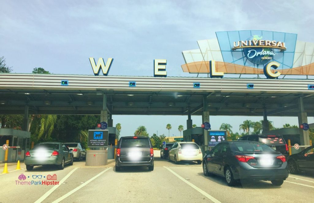 Universal Orlando Resort parking gate