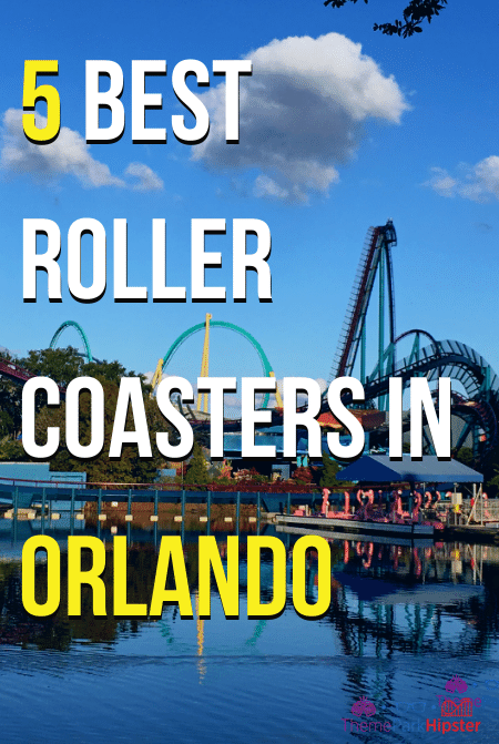 5 Best Roller Coasters in Orlando with Mako in the background at SeaWorld.