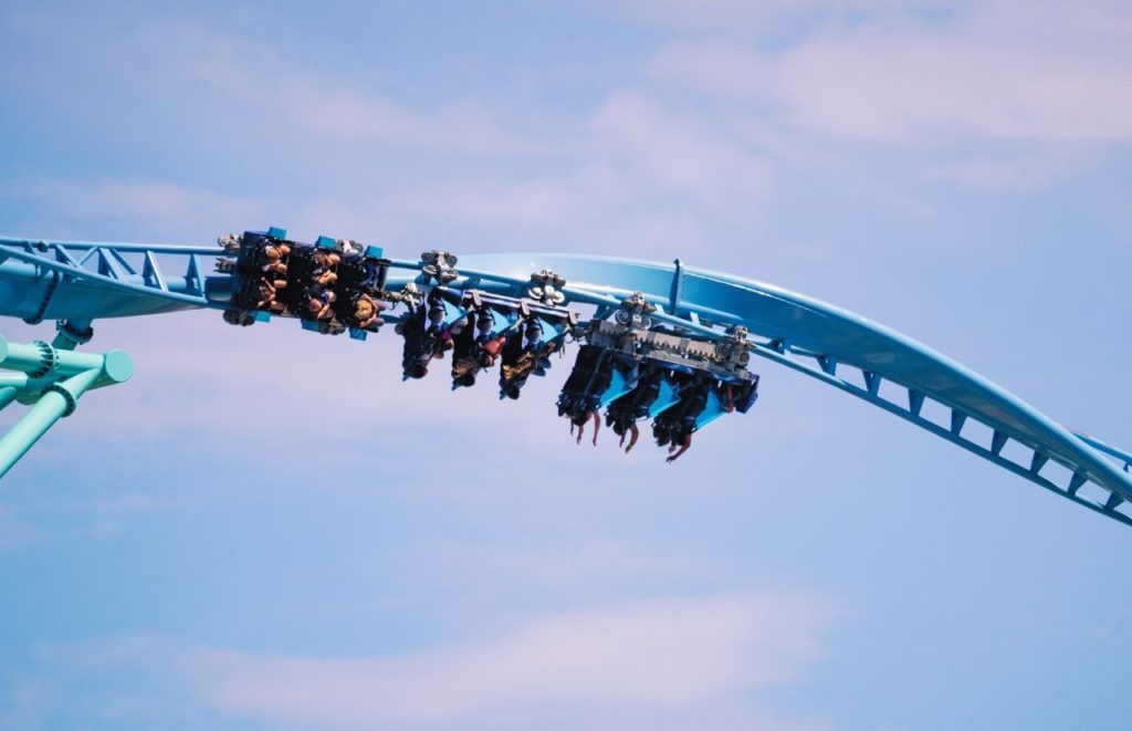 California Roller Coaster Seaworld San Diego Electric Eel. Keep reading to learn about the best roller coasters in California.