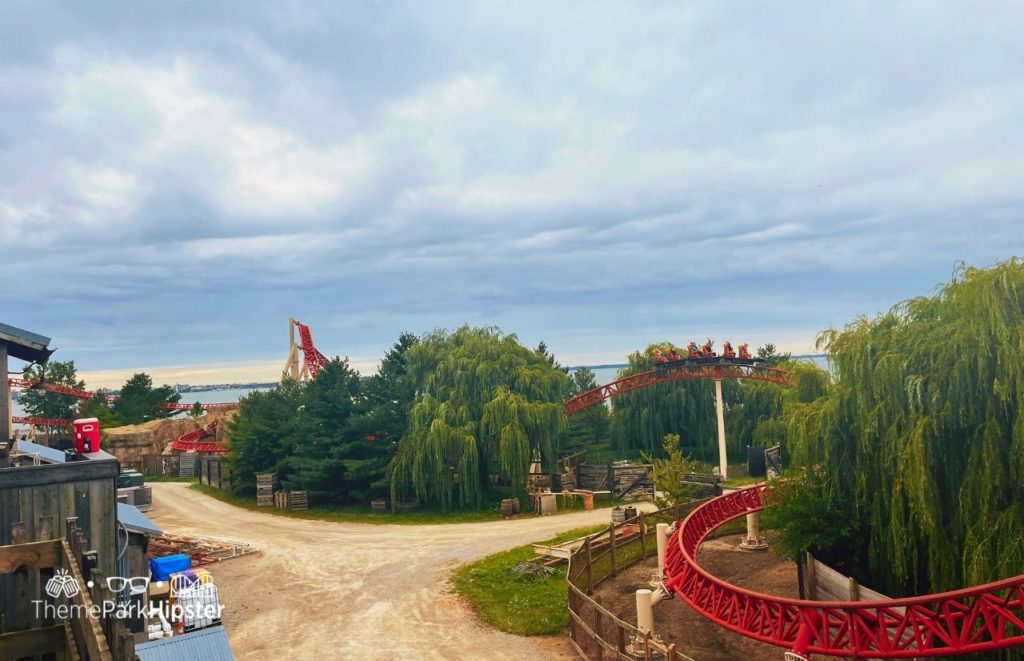 Cedar Point Maverick Red Roller Coaster (2)