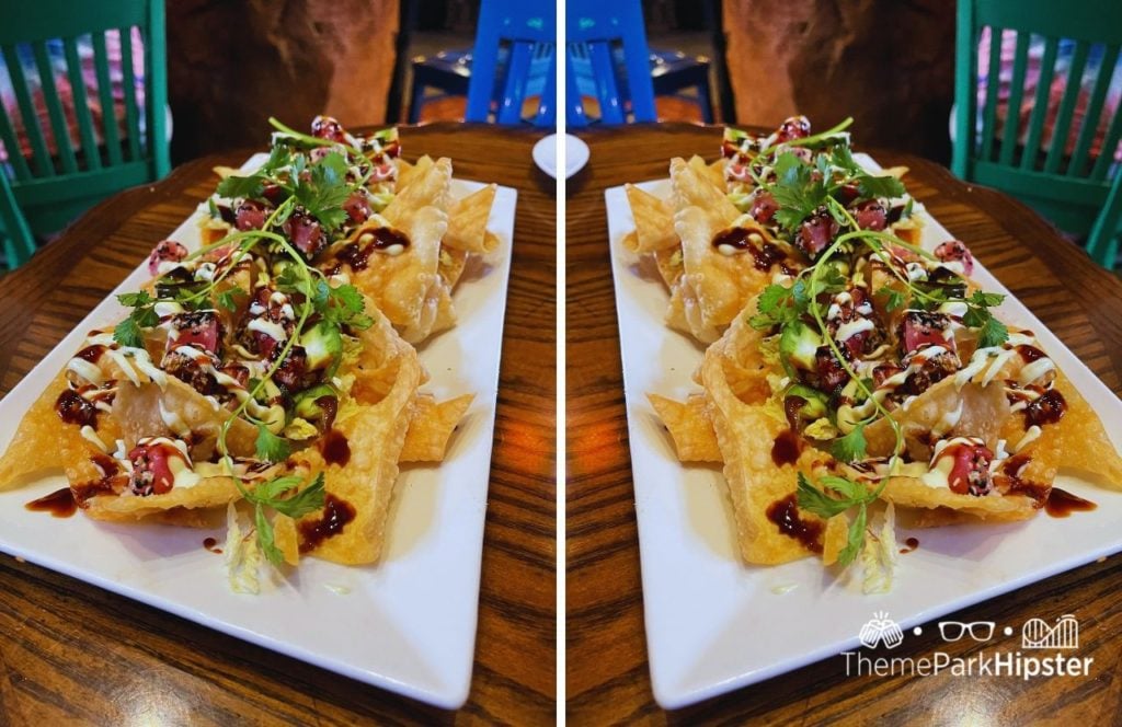 Confisco Grille Loaded Nachos with Tuna Universal Orlando Resort Islands of Adventure