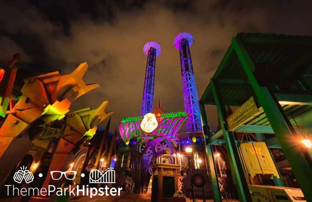 Dr. Doom Fear Fall Ride Universal Orlando Resort Islands of Adventure. Keep reading to get the best Universal's Islands of Adventure photos!