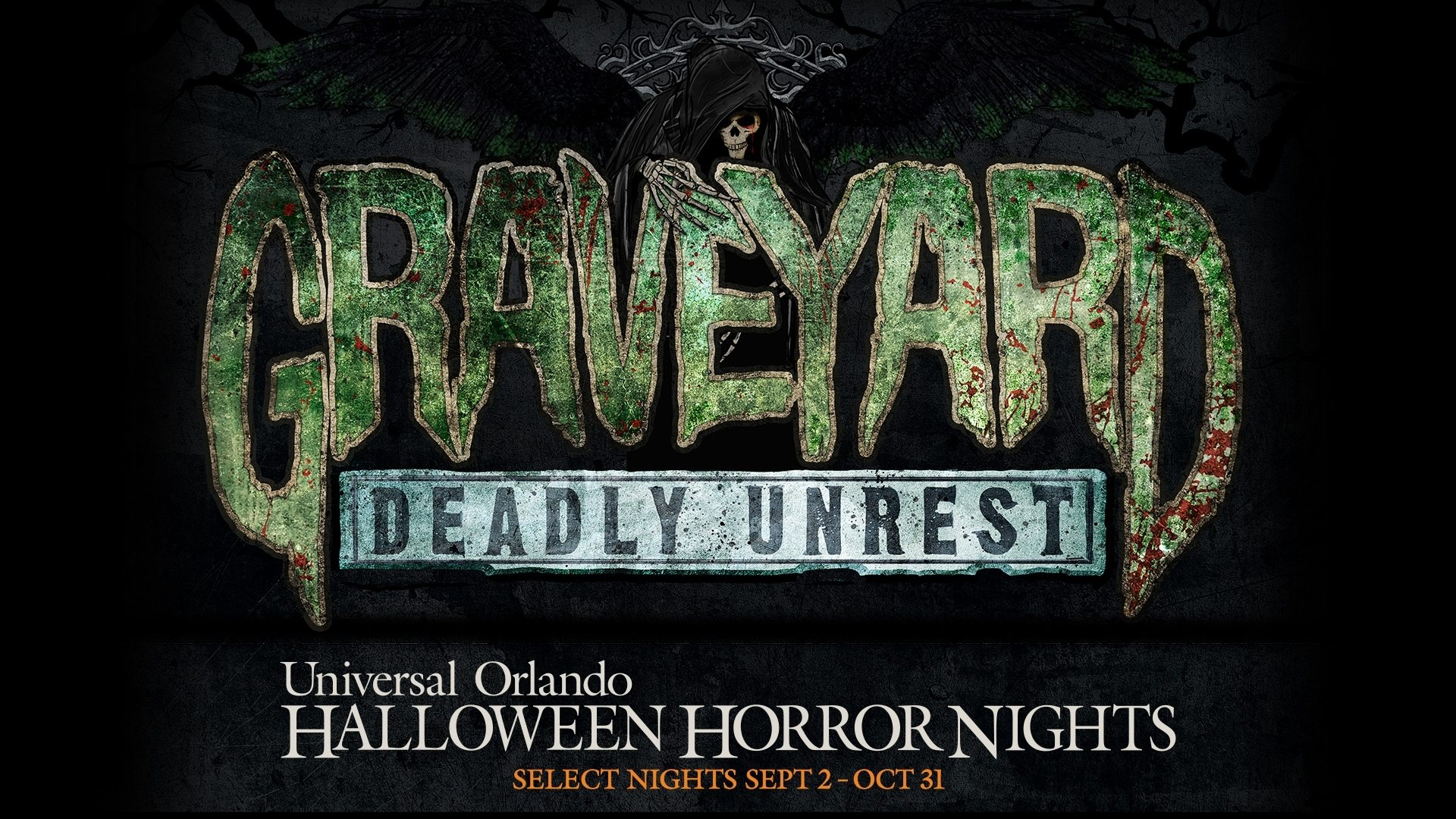 Scare zone Graveyard Deadly Unrest Universal Studios HHN 31 Halloween Horror Nights 2022 UOR Photos