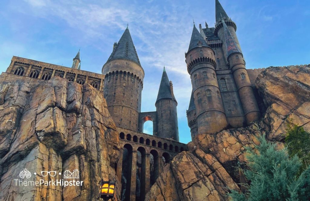 Hogwarts Castle in Wizarding World of Harry Potter Hogsmeade Universal Orlando Resort Islands of Adventure. Keep reading to get the best Universal Islands of Adventure tips and tricks.
