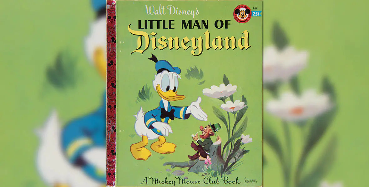 Green Patrick Begorra Little Man of Disneyland Book with reference to tiny house in adventureland. Keep reading for the hidden best kept secrets of Disneyland!
