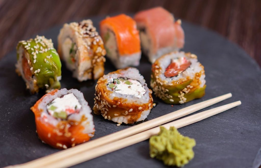 Sushi at Disney World Kimonos