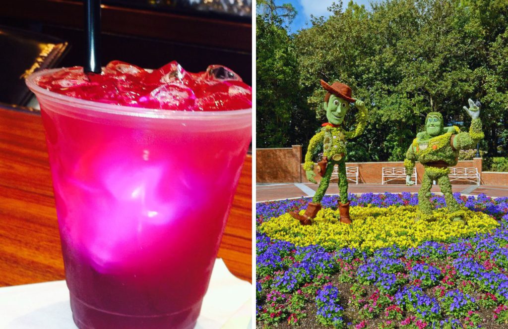 Red Grown Up's Lemonade at Woody Lunch Box in Toy Story Land from Disney Hollywood Brown Derby in Hollywood Studios. Keep reading to learn about where to get the best drinks at Hollywood Studios.
