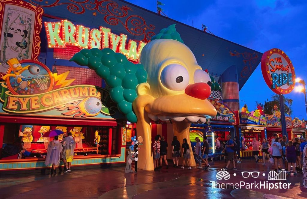 The Simpsons Ride in Springfield at Universal Studios Florida. Keep reading to get the best things to do at Universal Studios Orlando Florida.