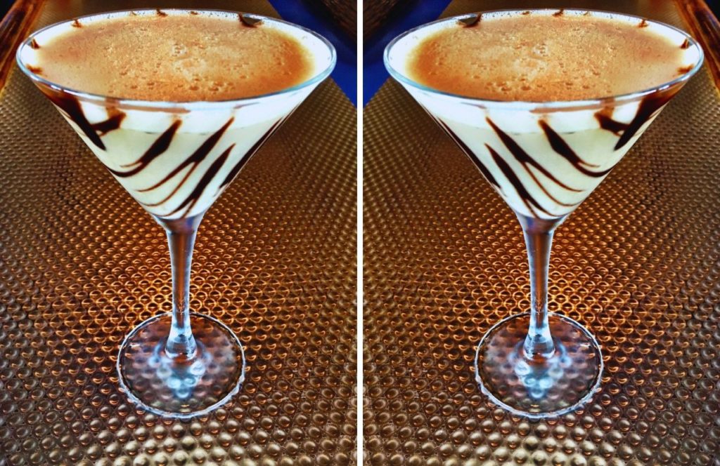 Tiramisu Martini from Disney Mama Melrose Ristorante in Hollywood Studios. Keep reading to learn about where to get the best drinks at Hollywood Studios.