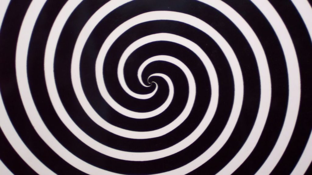 Twilight Zone Black and White Spirals. One of the best  thrill rides at Disney World.