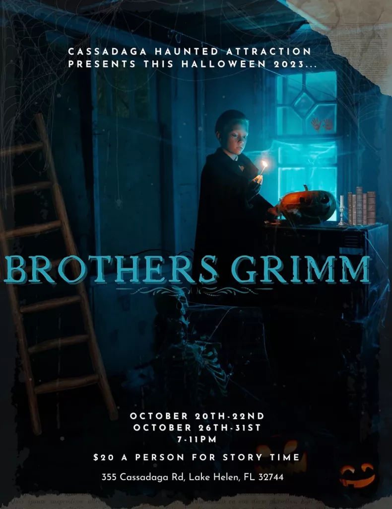 Cassadaga Haunted Attraction Presents Brothers Grimm. One of the best things to do in Orlando for Halloween.