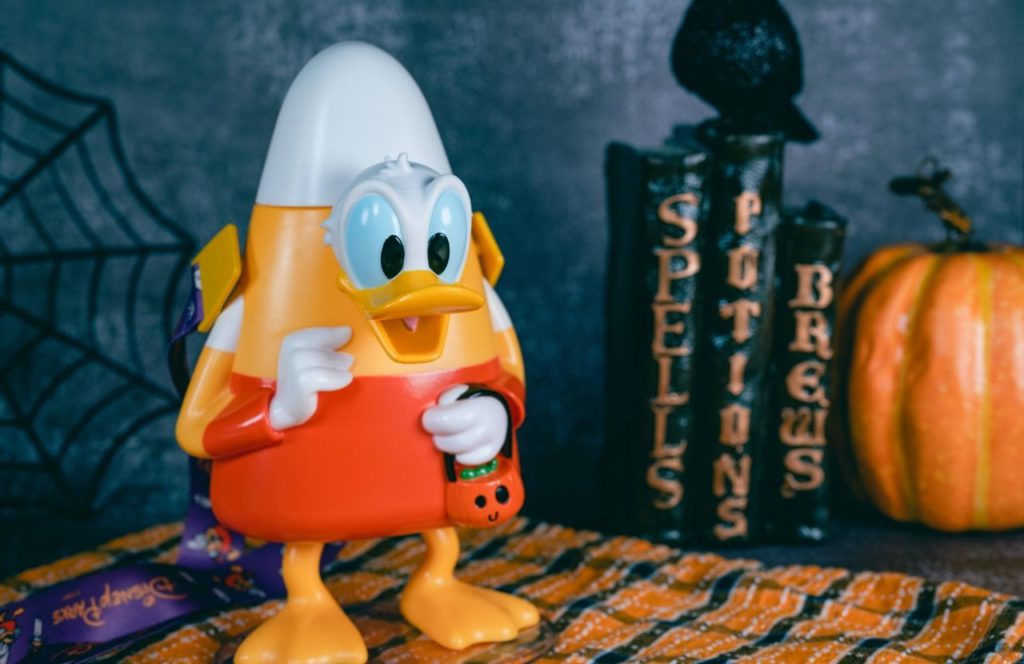 Donald Candy Corn Sipper Halloween at Disneyland and Disney California Adventure Oogie Boogie Bash Party Food, Tips, Dates and more Disney Halloween Guide.