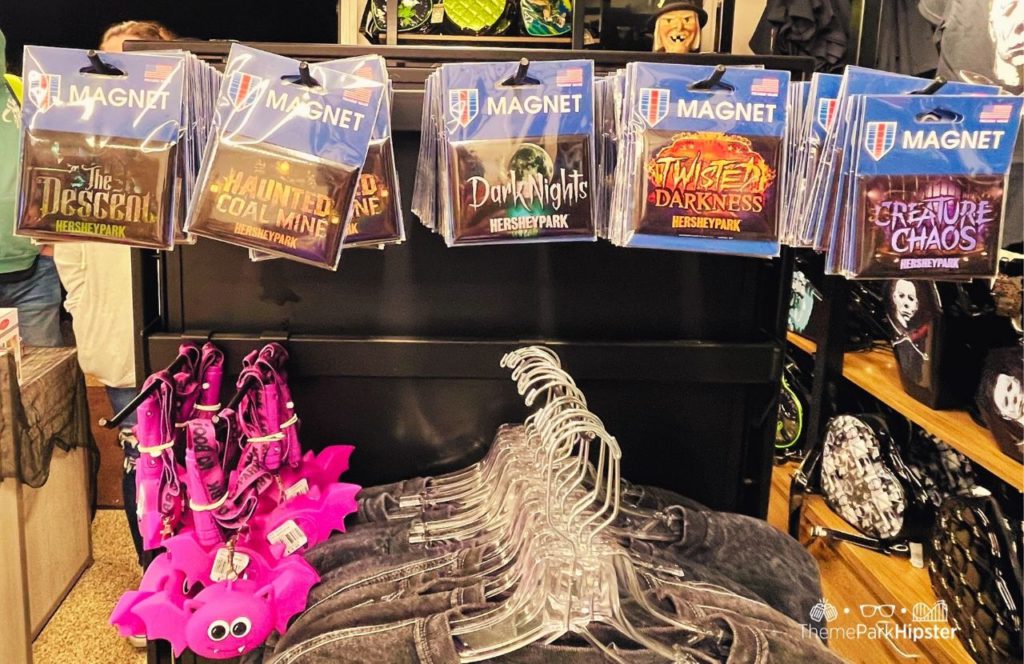 Halloween Magnet of Houses Hersheypark Dark Nights NO BOO Necklaces. Keep reading to learn about Halloween at Hersheypark in Hershey, Pennsylvania!