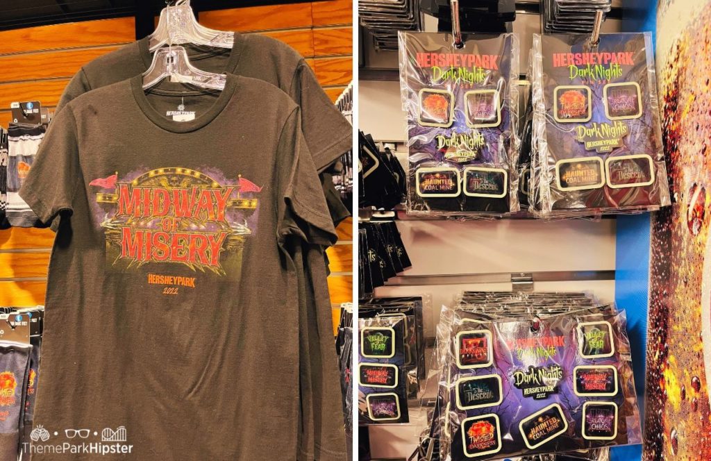 Halloween Shirt Midway of Misery House and Pins Hersheypark Dark Nights. Keep reading to learn about Halloween at Hersheypark in Hershey, Pennsylvania!