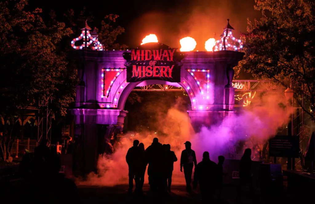 Hersheypark Dark Nights 2023 Midway of Misery Scare Zone