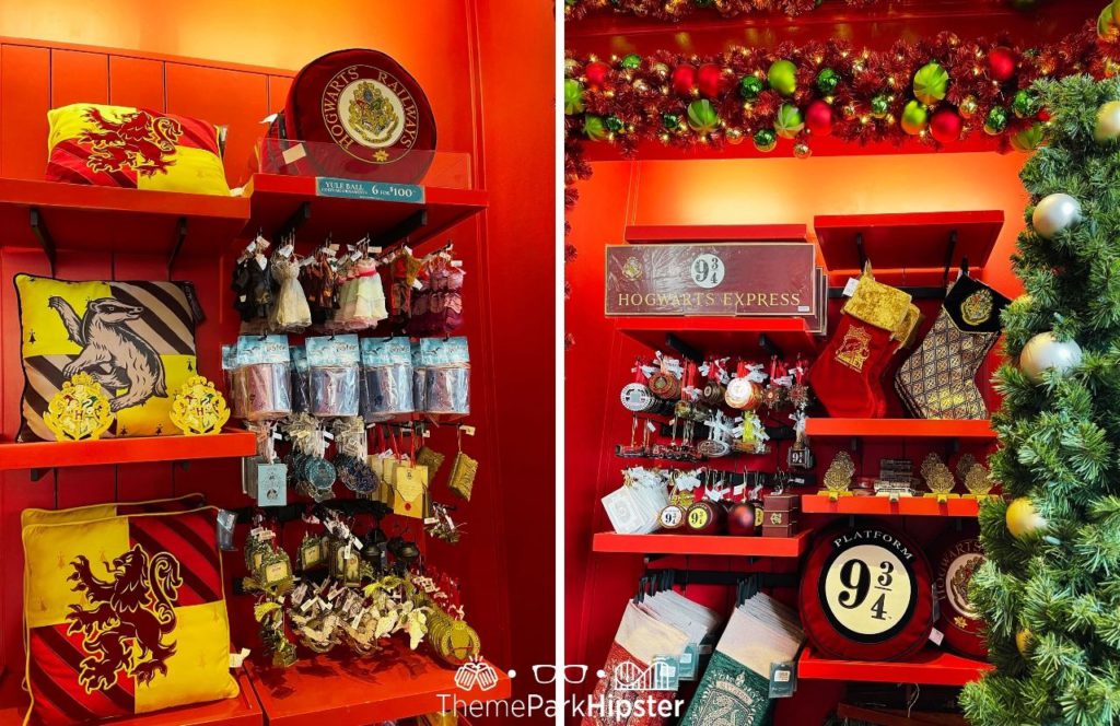 Merchandise Gifts for Harry Potter Christmas at Universal Studios in Universal Orlando Resort. Keep reading to learn about Harry Potter World Christmas and Christmas at Hogwarts!