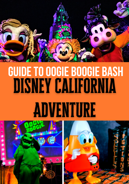 Oogie Boogie Bash Halloween Party Guide at Disney California Adventure Food, Tips, Dates and more Disney Halloween Guide.