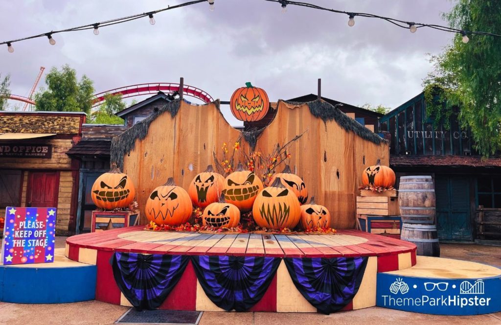Pumpkin Stage Knott's Berry Farm at Halloween Knott's Scary Farm. Keep reading to learn about Knott's Berry Farm Halloween.
