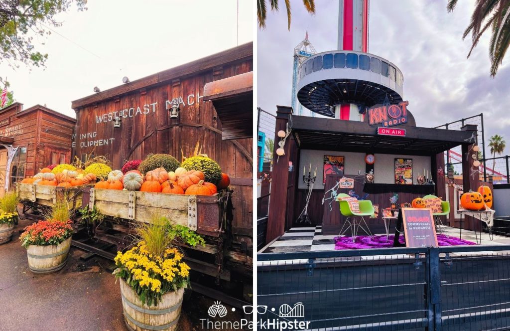 Tower and Radio Area next to General Store Knott's Berry Farm at Halloween Knott's Scary Farm